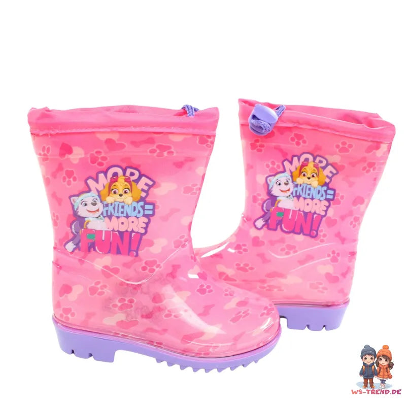 Paw Patrol Skye Everest Kinder Mädchen Stiefel Gummistiefel Regenstiefel - WS-Trend.de 22-30