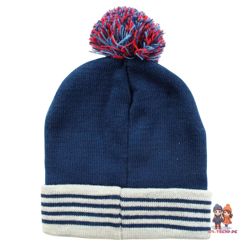 Paw Patrol Chase Kinder Jungen Herbst Winter Mütze Bommelmütze Handschuhe - WS-Trend.de