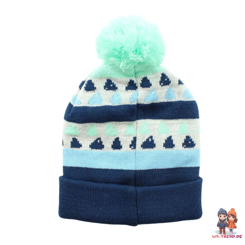 Paw Patrol Chase Kinder Jungen Herbst Winter Mütze Bommelmütze Handschuhe - WS-Trend.de