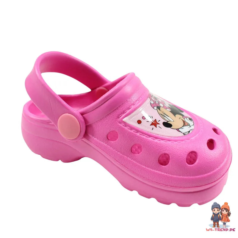 Disney Minnie Maus Kinder Mädchen Clogs Badeschuhe - WS-Trend.de Latschen 22 bis 33