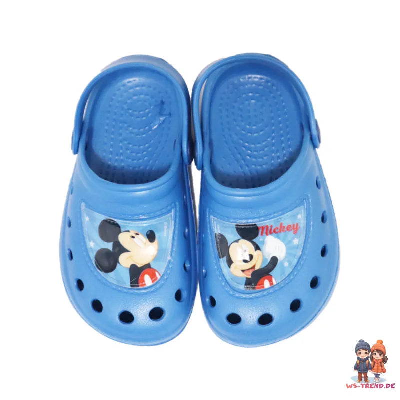 Disney Mickey Maus Jungen Kinder Clogs Latschen - WS-Trend.de - Badeschuhe Hausschuhe