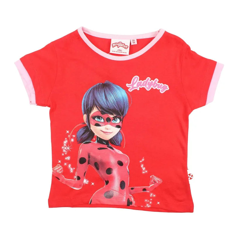Miraculous Ladybug Mädchen Kinder T-Shirt Shirt - WS-Trend.de kurzarm Baumwolle 98-128
