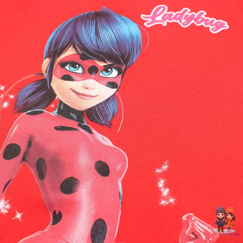 Miraculous Ladybug Mädchen Kinder T-Shirt Shirt - WS-Trend.de kurzarm Baumwolle 98-128