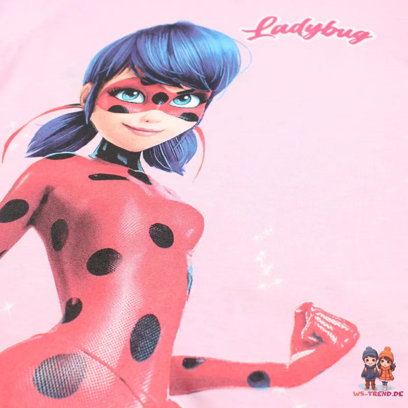 Miraculous Ladybug Mädchen Kinder T-Shirt Shirt - WS-Trend.de kurzarm Baumwolle 98-128