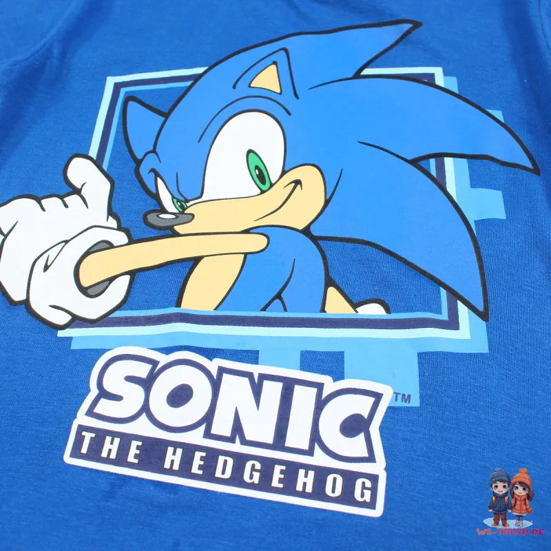 Sonic The Hedgehog Kinder Junge kurzarm T Shirt WS Trend.de 98 128 Baumwolle