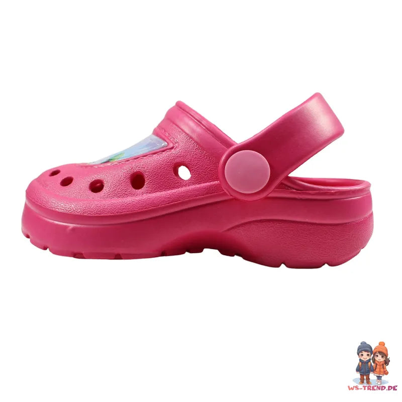 Süßes Einhorn Unicorn Kinder Clogs Sandalen - WS-Trend.de Badeschuhe Latschen 22-33 Pink