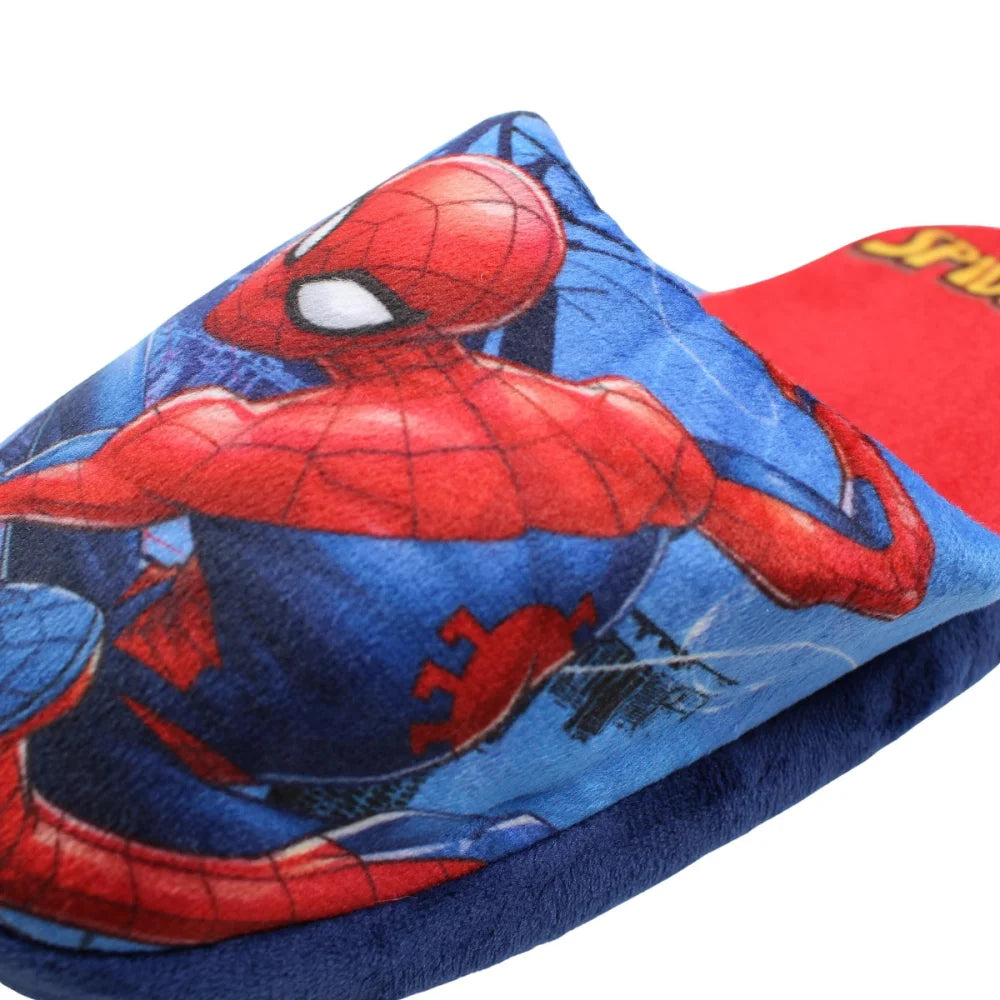 Marvel Spiderman Kinder Jungen Hausschuhe Slipper Schlüpfschuhe Pantoffeln - WS-Trend.de 28 - 34
