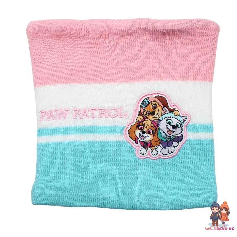 Paw Patrol Skye Liberty Kinder 3tlg Set Winter Mütze plus Handschuhe Snood Gr.54 - WS-Trend.de