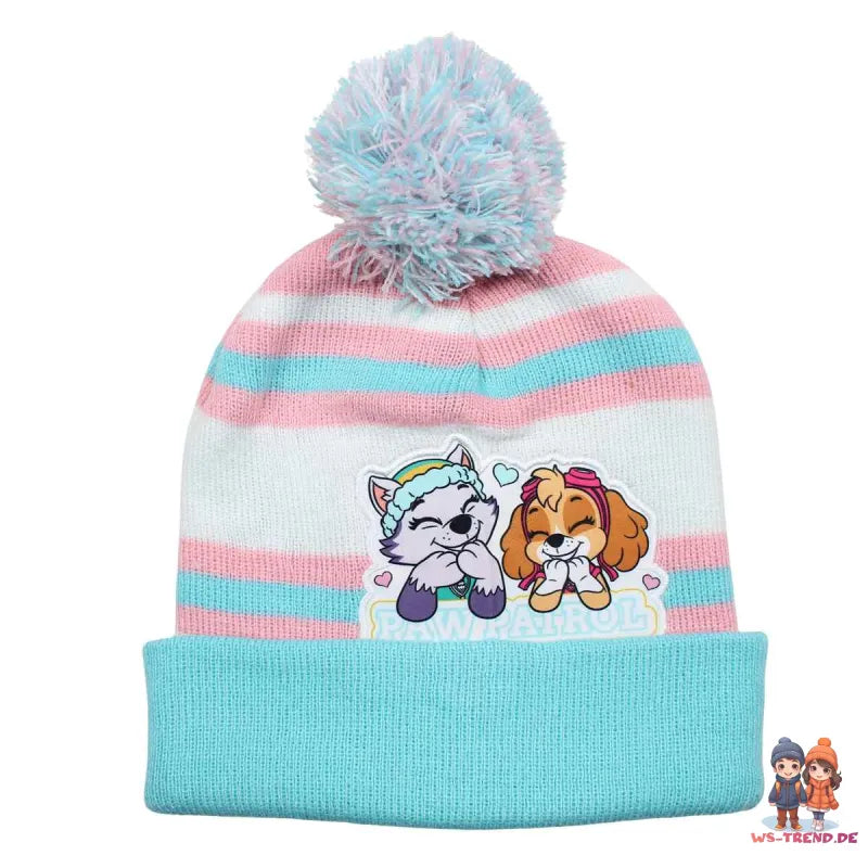 Paw Patrol Skye Liberty Kinder 3tlg Set Winter Mütze plus Handschuhe Snood Gr.54 - WS-Trend.de