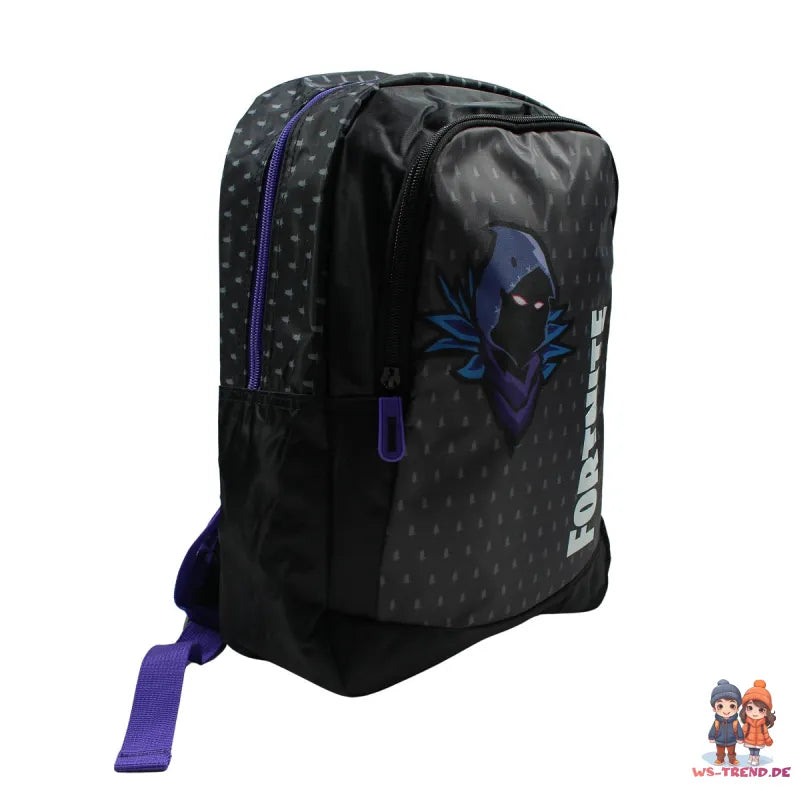Fortnite Raven Gamer Rucksack Schultasche Tasche 38x27x11 cm - WS-Trend.de