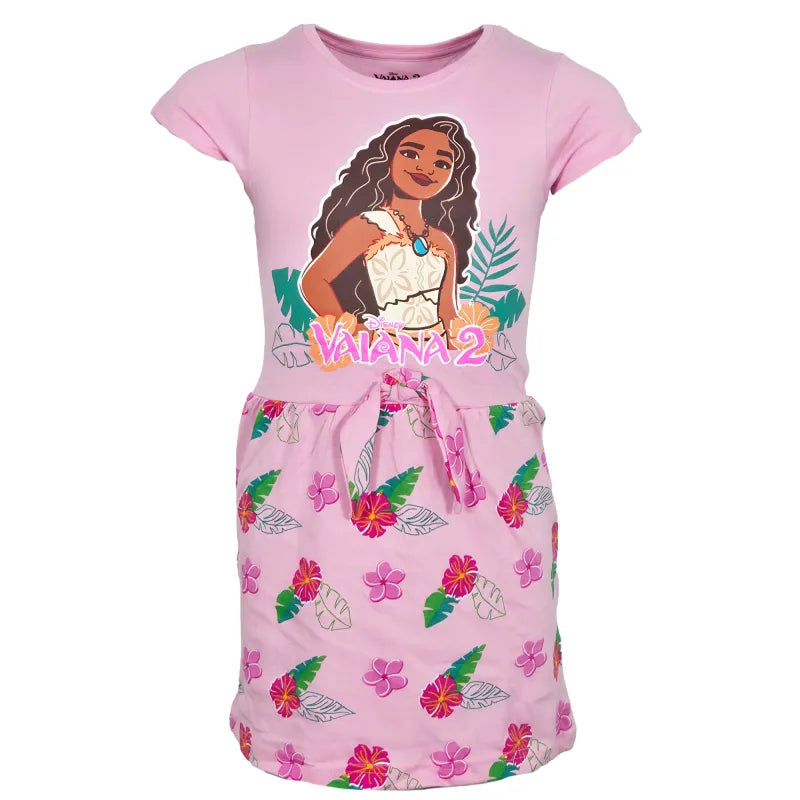 Disney Vaiana Moana Kinder Mädchen Sommerkleid Kleid - WS-Trend.de Gr 92-128 Baumwolle