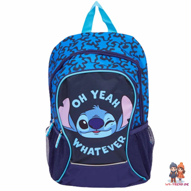 Disney Lilo und Stitch Kinder Rucksack Schultasche Tasche Plüschfigur 38x22x12 - WS-Trend.de