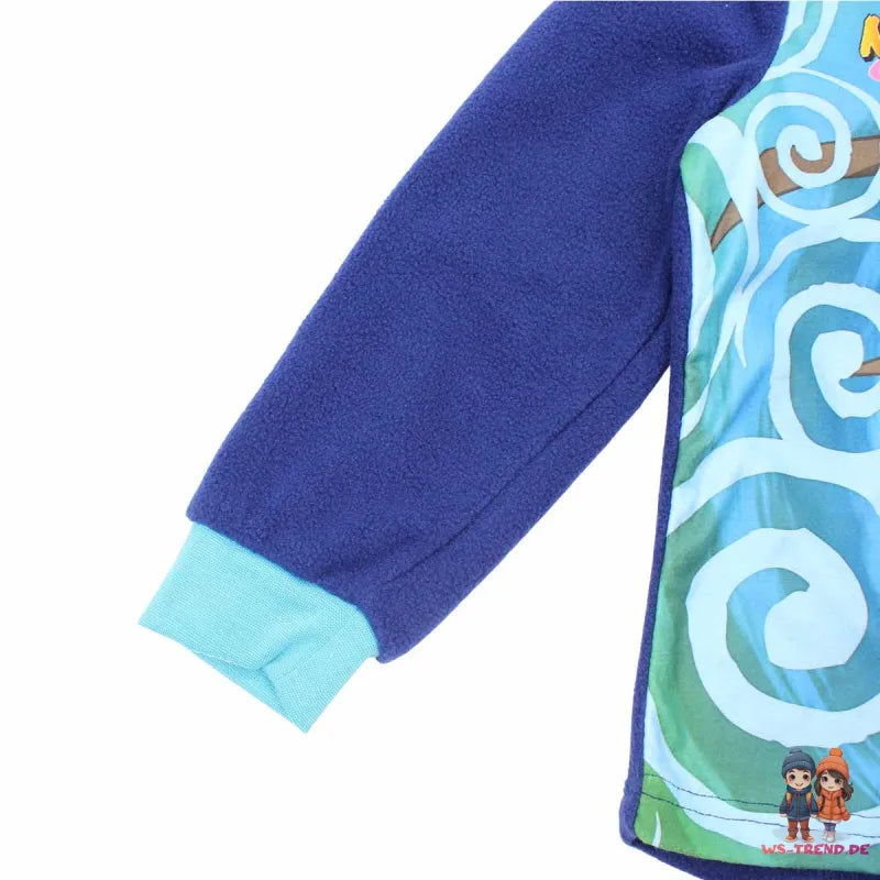 Anime Naruto Shippuden Fleece Jungen Langarm Schlafanzug Pyjama - WS-Trend.de 116-152