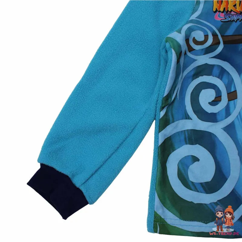 Anime Naruto Shippuden Fleece Jungen Langarm Schlafanzug Pyjama - WS-Trend.de 116-152