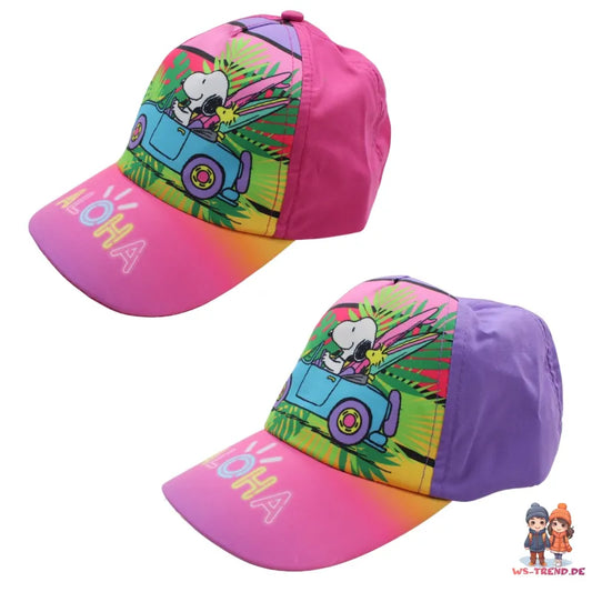 Snoopy Peanuts Mädchen Kinder Baby Basecap Baseball Kappe - WS-Trend.de 52 bis 56