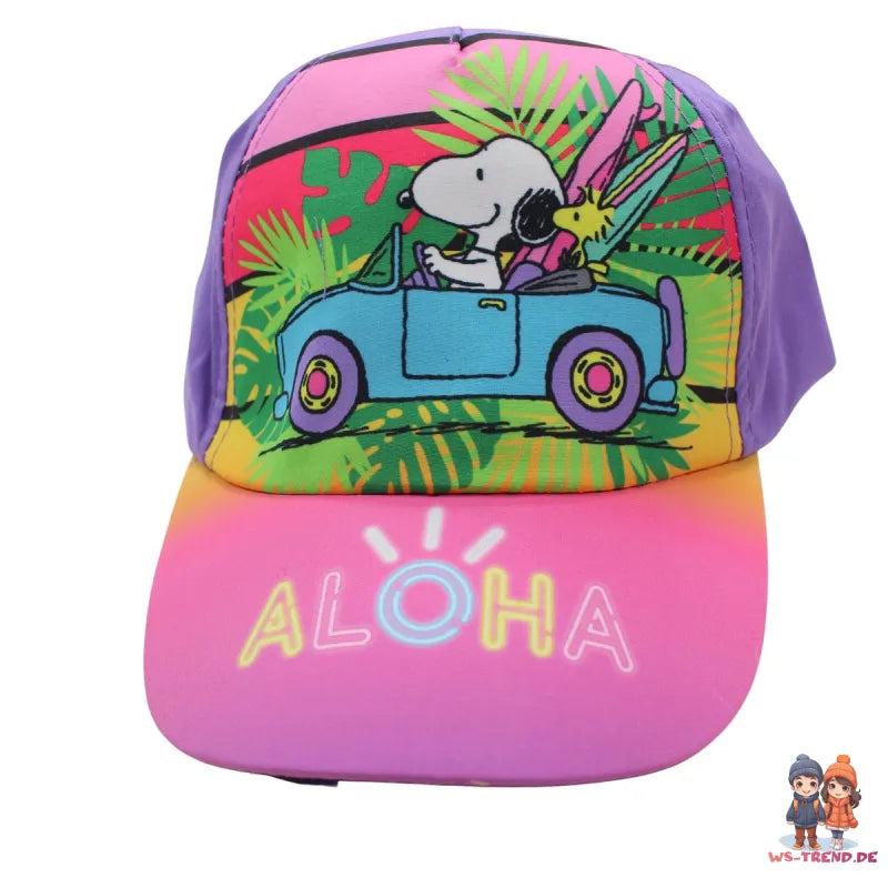 Snoopy Peanuts Mädchen Kinder Baby Basecap Baseball Kappe - WS-Trend.de 52 bis 56