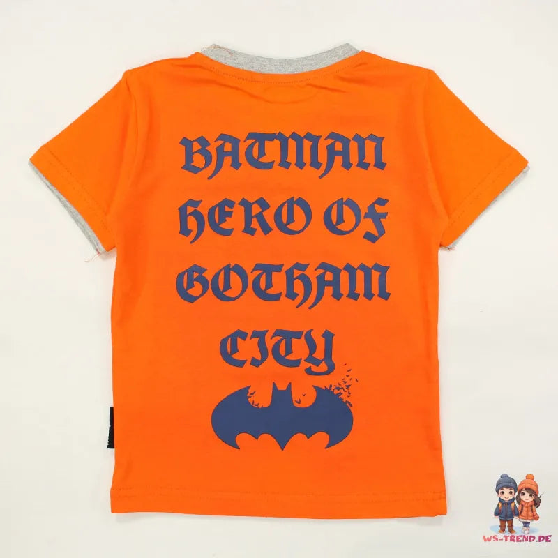 DC Comics Batman Kinder Jungen T-Shirt Kurzarm Shirt - WS-Trend.de 98 - 152 Baumwolle