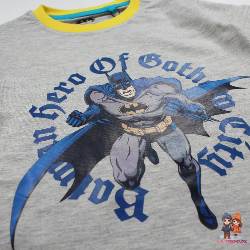 DC Comics Batman Kinder Jungen T-Shirt Kurzarm Shirt - WS-Trend.de 98 - 152 Baumwolle