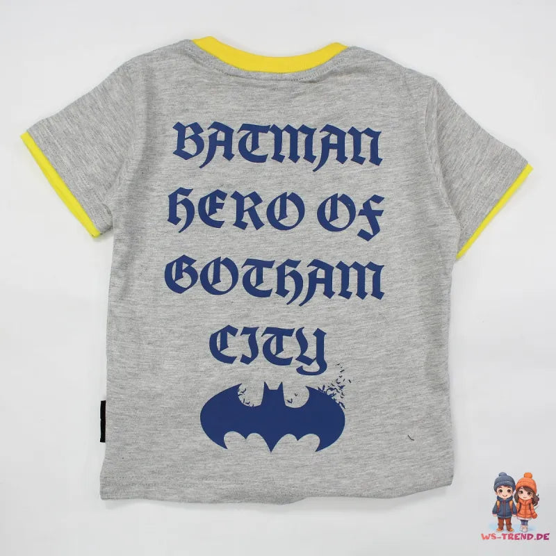 DC Comics Batman Kinder Jungen T-Shirt Kurzarm Shirt - WS-Trend.de 98 - 152 Baumwolle