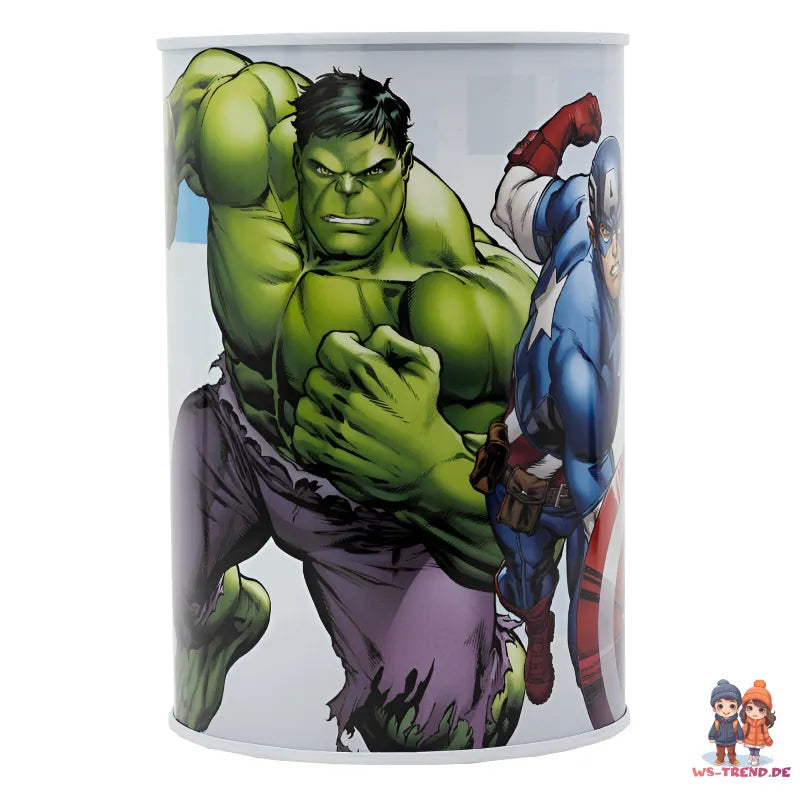 Marvel Avengers Kinder Jungen XL Spardose Sparschwein aus Weißblech - WS-Trend.de