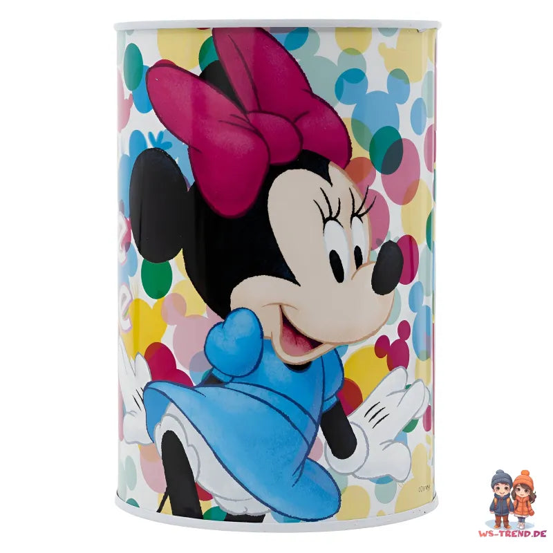 Disney Minnie Maus Kinder XL Spardose aus Weißblech 1000 ml - WS-Trend.de