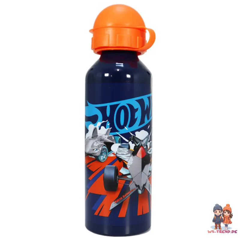 Hot Wheels Alu Wasserflasche Trinkflasche Flasche 500 ml - WS-Trend.de
