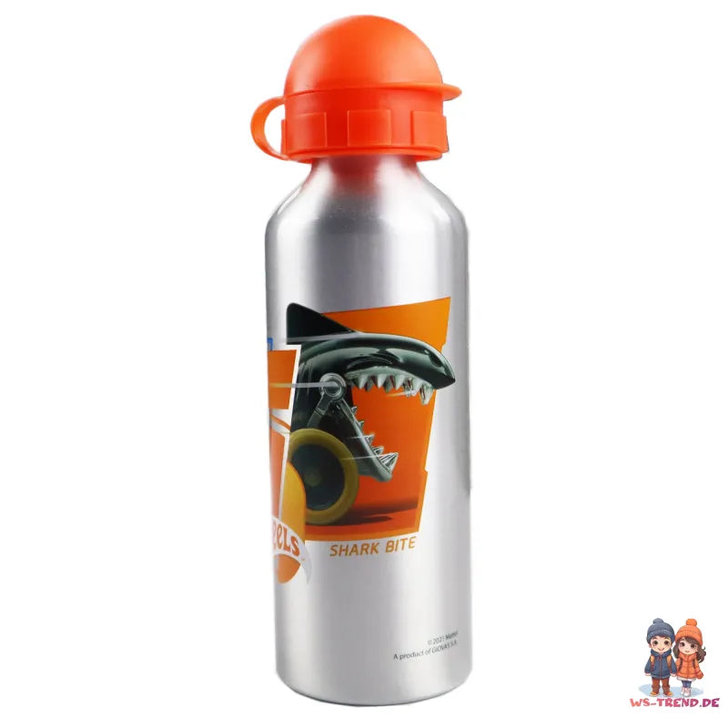 Hot Wheels Alu Wasserflasche Trinkflasche Flasche 500 ml - WS-Trend.de