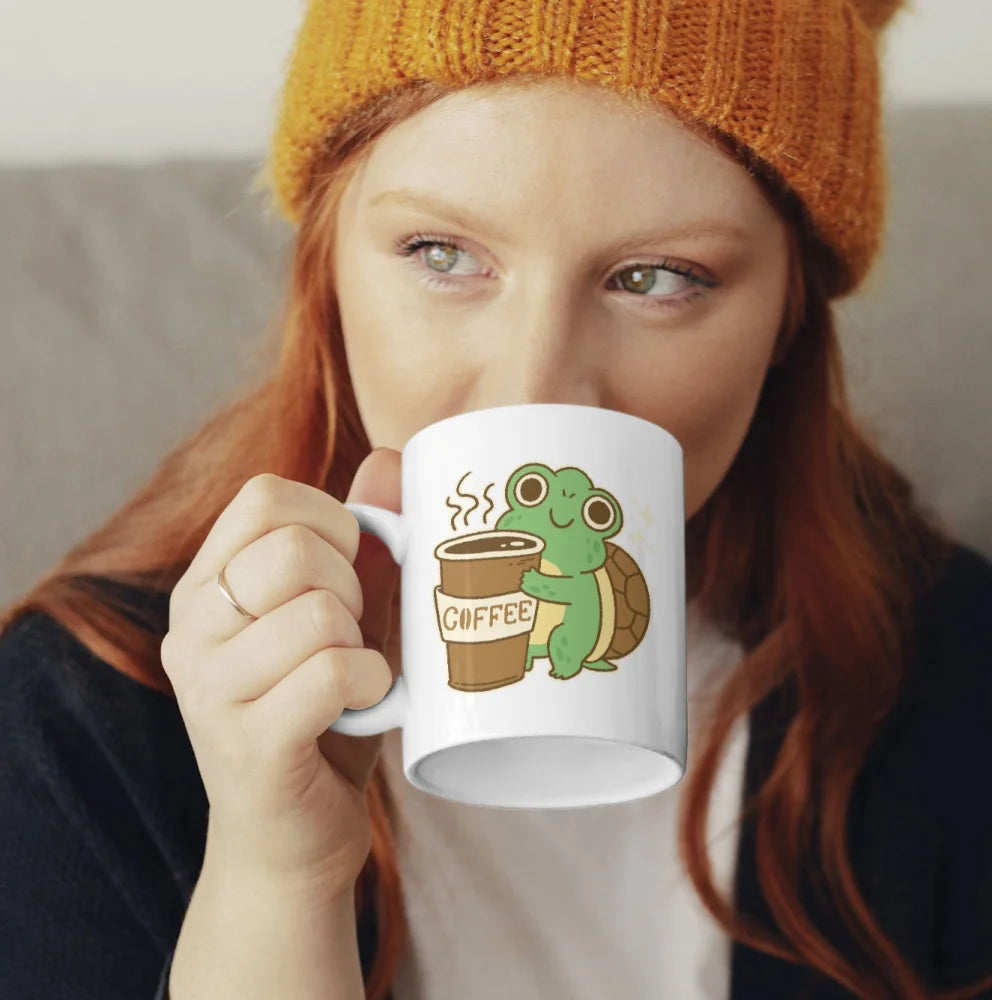 Schildkröte Turtle Kaffeetasse mit Motiv - WS-Trend.de