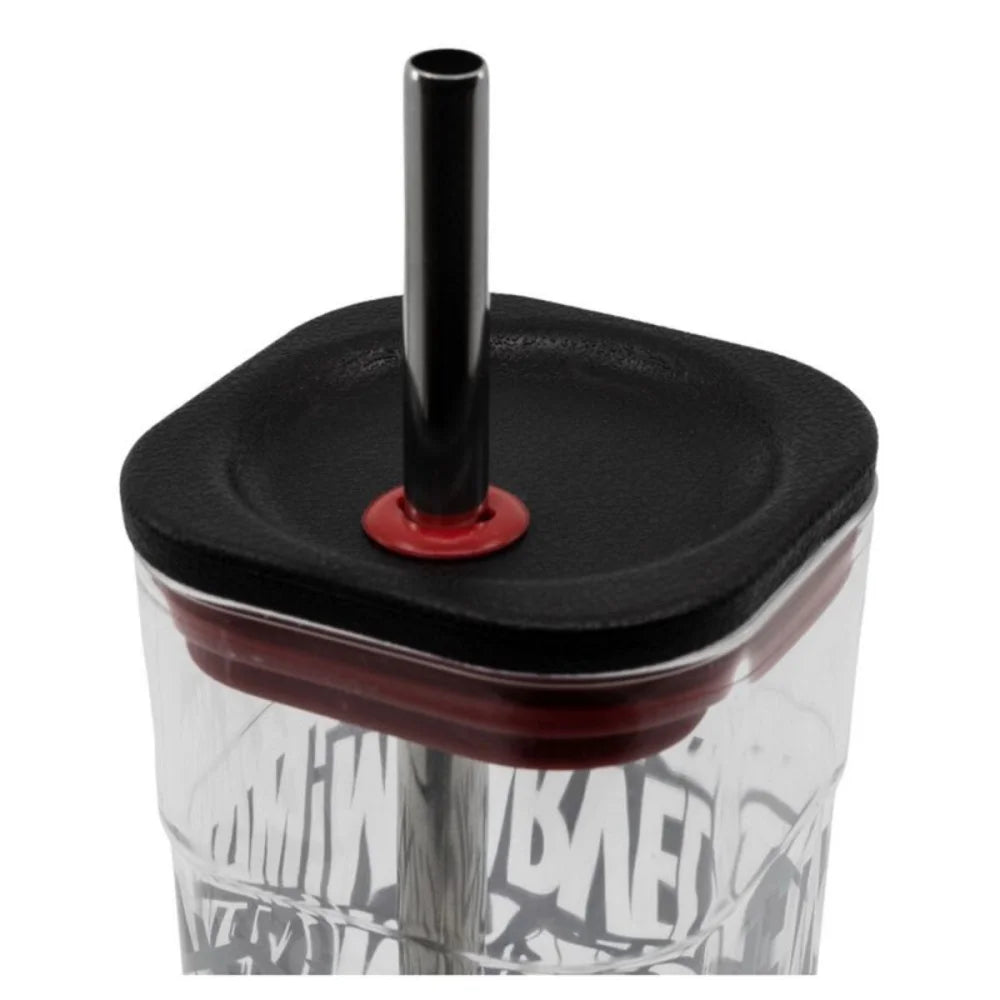 Marvel Avengers Trinkbecher Becher mit Edelstahl Trinkhalm 540 ml - WS-Trend.de