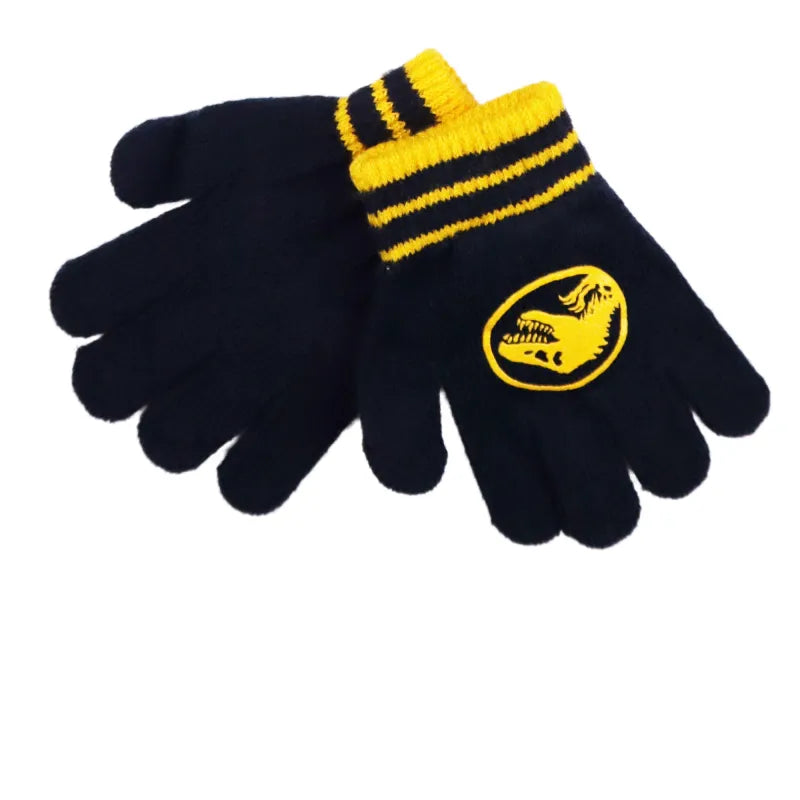 Jurassic World Dino Kinder Herbst Wintermütze plus Handschuhe - WS-Trend.de