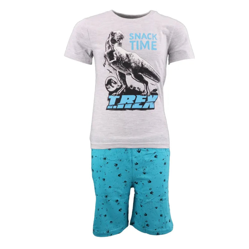 Jurassic World T-Rex Kinder Schlafanzug Pyjama - WS-Trend.de Jungen 98-128 Baumwolle