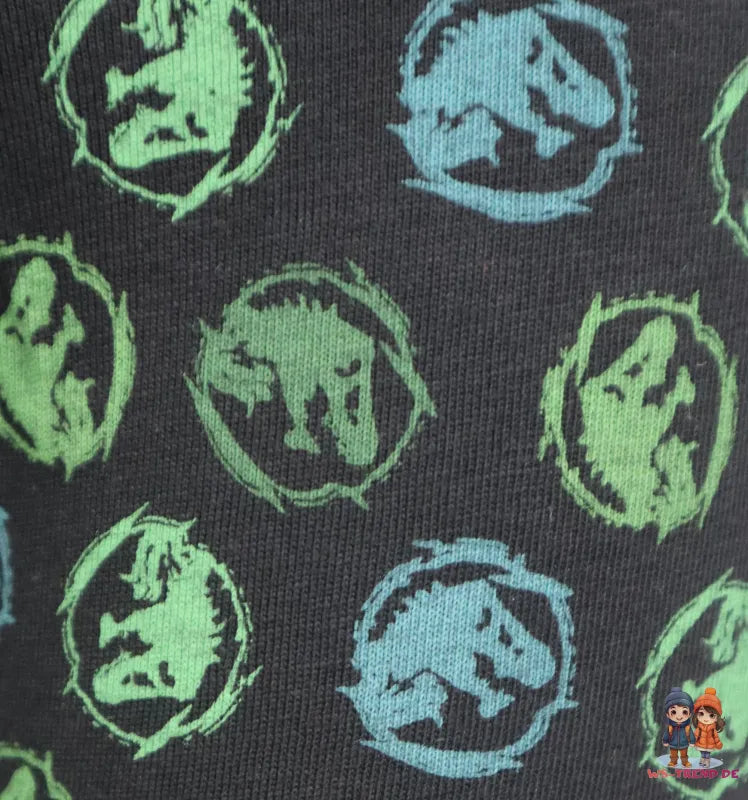 Jurassic World T-Rex Kinder Schlafanzug Pyjama - WS-Trend.de Jungen 104-128 Baumwolle