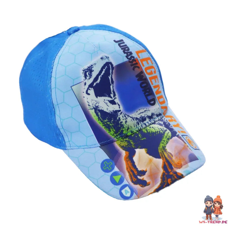 Jurassic World Velociraptor Blu Kinder Baseball Kappe - WS-Trend.de Blue Basecap Mütze Hut 52-54