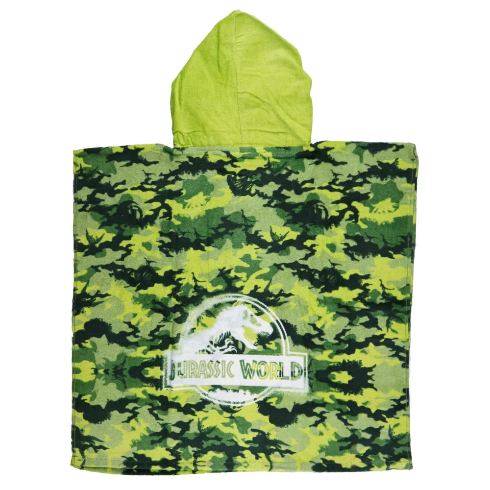 Jurassic World Velociraptor Blue Kinder Mikrofaser Badeponcho - WS-Trend.de Poncho Baumwolle