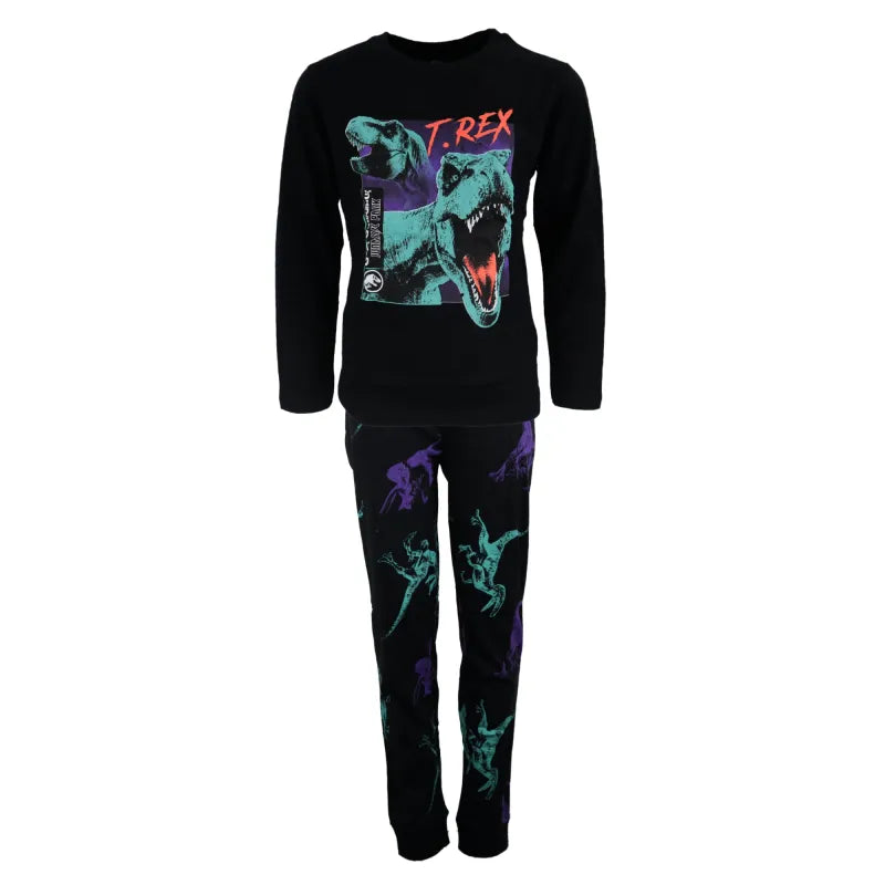 Jurassic World T-Rex Blue Jungen Kinder Pyjama Schlafanzug - WS-Trend.de 134-164 Baumwolle