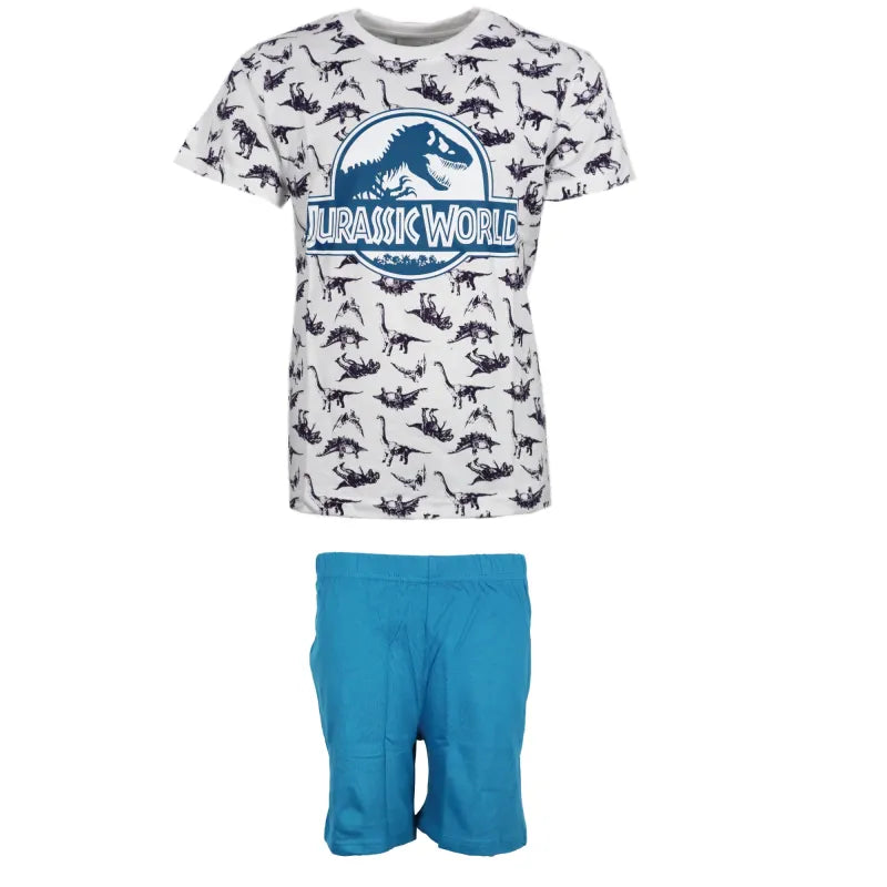 Jurassic World T-Rex Jungen Pyjama Schlafanzug - WS-Trend.de Kinder 134-164 Baumwolle