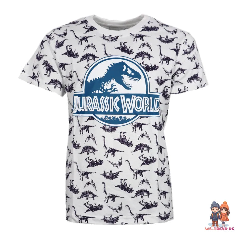 Jurassic World T-Rex Jungen Pyjama Schlafanzug - WS-Trend.de Kinder 134-164 Baumwolle