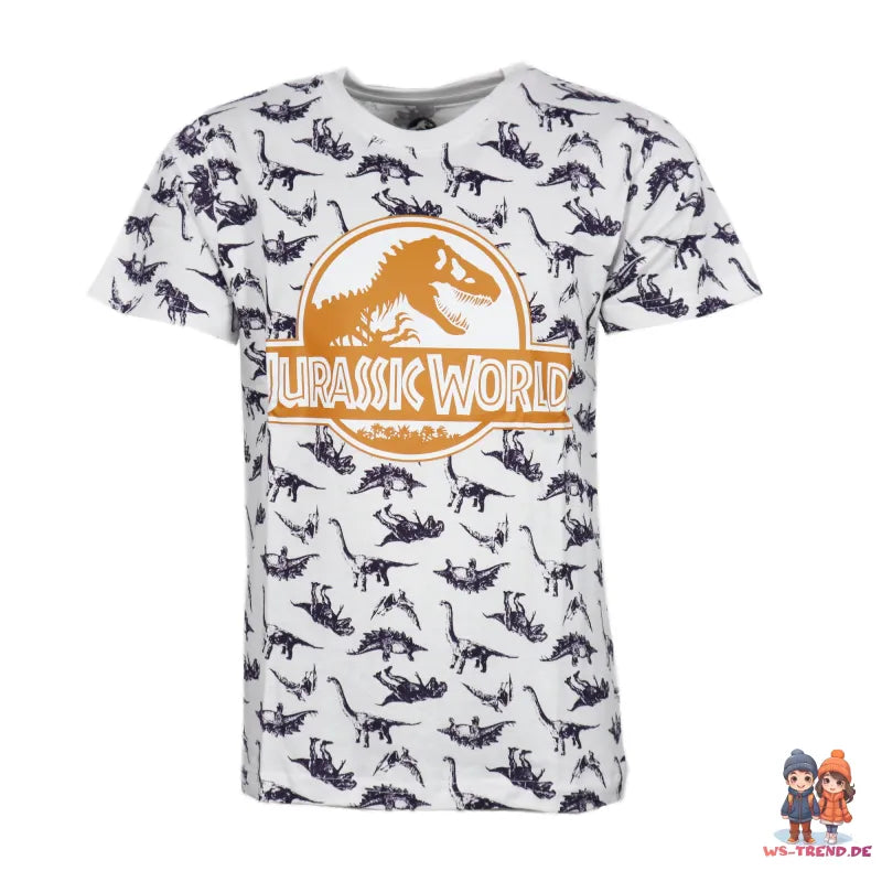 Jurassic World T-Rex Jungen Pyjama Schlafanzug - WS-Trend.de Kinder 134-164 Baumwolle