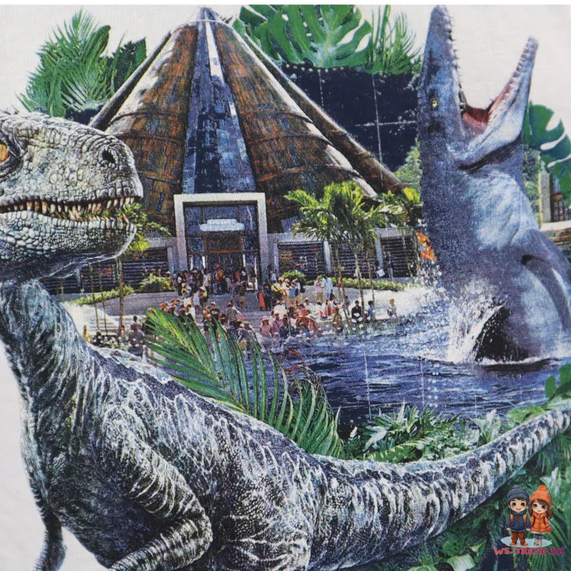 Jurassic World Jungen Kinder kurzarm T-Shirt - WS-Trend.de Dinos Velo 110 bis 140 Baumwolle