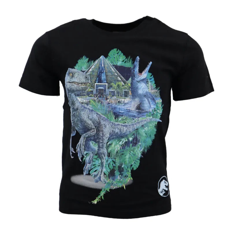 Jurassic World Jungen Kinder kurzarm T-Shirt - WS-Trend.de Dinos Velo 110 bis 140 Baumwolle