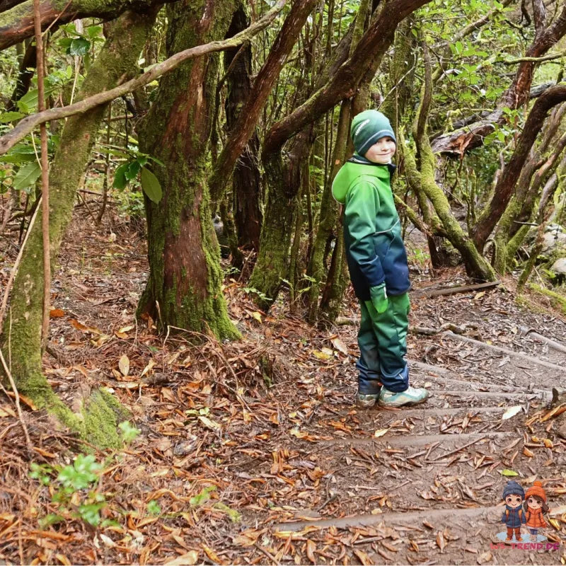 WAMU Mosaic Softshelljacke Kinder Jungen Jacke mit Kapuze - WS-Trend.de Gr. 98 -128