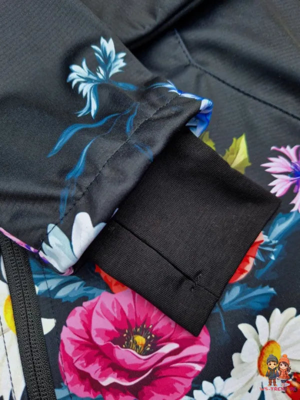 WAMU Wild Flowers Softshelljacke Kinder Jacke mit Kapuze - WS-Trend.de Gr. 104-128