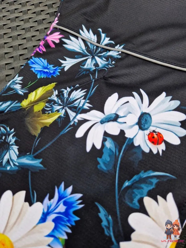 WAMU Wild Flowers Softshelljacke Kinder Jacke mit Kapuze - WS-Trend.de Gr. 104-128