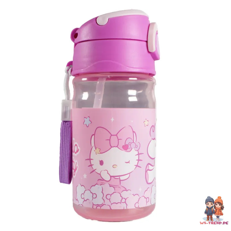 Hello Kitty Kinder Wasserflasche Trinkflasche Flasche 350 ml - WS-Trend.de