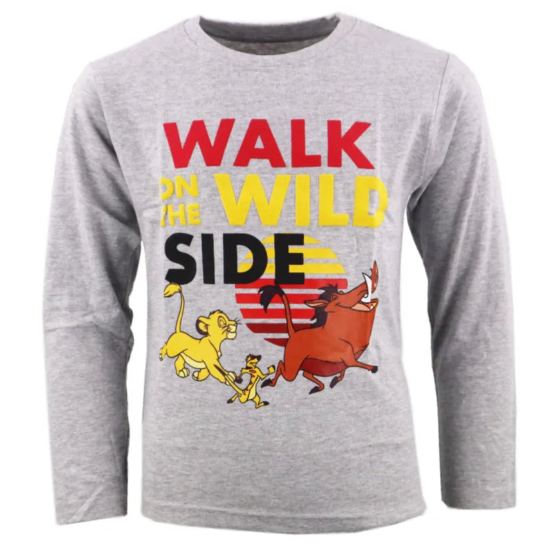 Disney König Löwen Kinder langarm T-Shirt - WS-Trend.de Jungen 98-128 Simba Timon Pumba