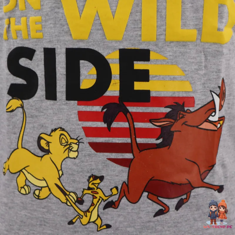 Disney König Löwen Kinder langarm T-Shirt - WS-Trend.de Jungen 98-128 Simba Timon Pumba