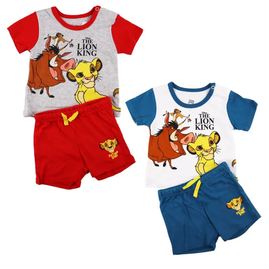 Disney König der Löwen Simba Baby Jungen Set T Shirt plus Shorts WS Trend.de Kinder Sommerset