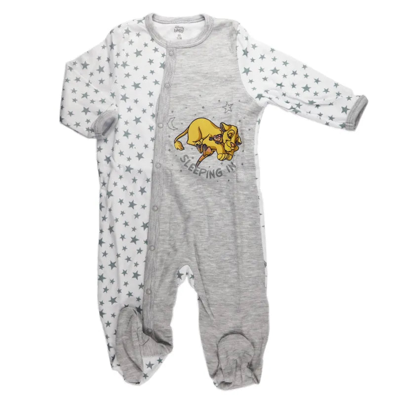 Disney König der Löwen Simba Baby Strampler Einteiler - WS-Trend.de Kleinkind kurzarm Body Gr. 68 - 92