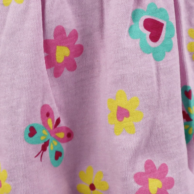 Paw Patrol Skye Everest Kinder Kleid - WS-Trend.de und kurzarm Sommerkleid 98 -128 Baumwolle