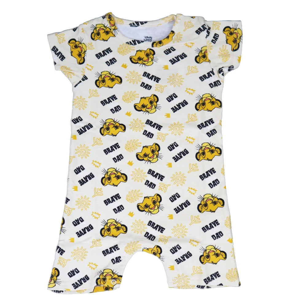 König der Löwen Simba Baby Kurzarm Strampler - WS-Trend.de Schlafanzug 62 bis 92 Marshall